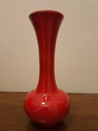 Vasetto in ceramica rosso