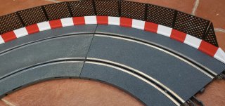 4 Curvas Scalextric Digital Advance con muros