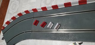 4 Curvas Scalextric Digital Advance con muros
