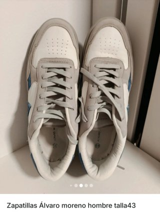 Zapatillas Álvaro Moreno Hombre Gris/Blanco