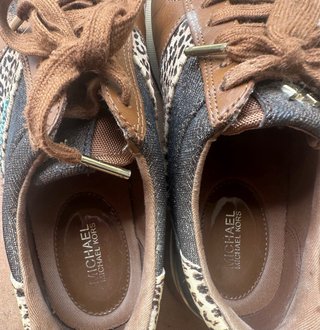 Zapatillas Michael Kors Marrones y Doradas