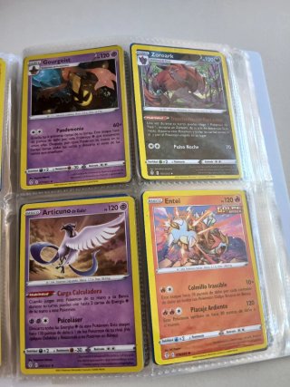 6 Cartas Pokémon: Flapple, Marshadow, Eldegoss, Sh