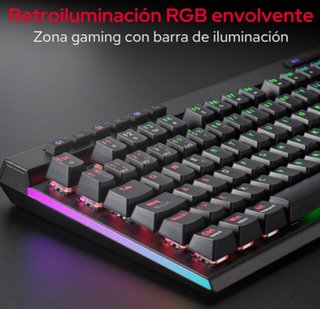 Teclado Mecánico Gaming Redragon RGB