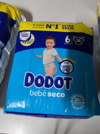 Pañales Dodot Talla 6 (36 unidades)
