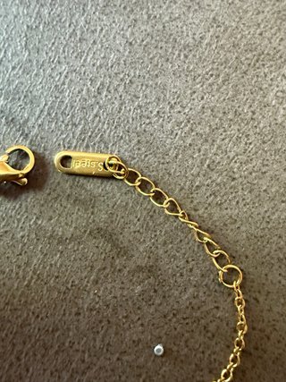 Bracciale cuore rosso oro