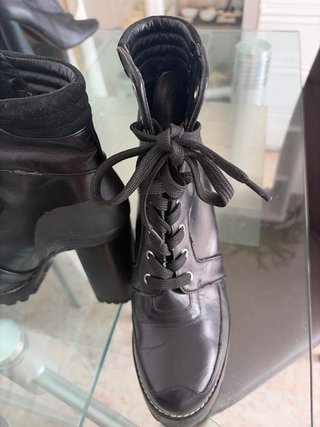 Botines Piel ,plataforma 4cm , tacón 5x10cm