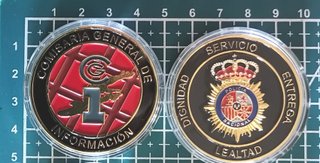 Moneda Policía Nacional Comisaría Información negr