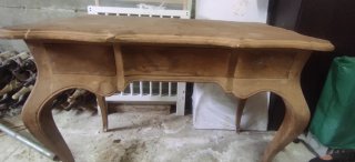 Mesa tocador vintage madera para restaurar