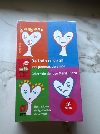 De todo corazón : 111 poemas de amor