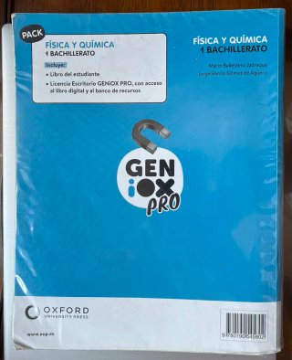 Física y Química 1º Bachillerato GENiOX PRO Oxford