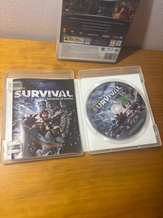 PS3 Cabela's Survival y Tomb Raider Trilogy
