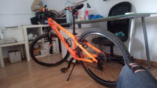 Bicicleta Monty Rin 26 Naranja