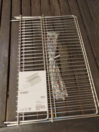 Escurreplatos metálico IKEA KVOT sin usar
