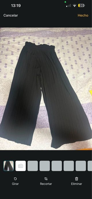 Pantalón fluido negro