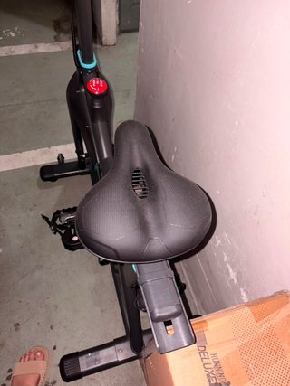 Bicicleta Estática Topu Life Negra/Azul