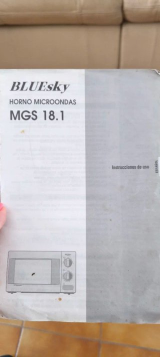 Horno Microondas Bluesky MGS 18.1 Grill