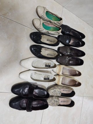 Pack 8 pares de zapatos mujer