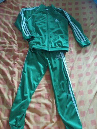 Chándal Adidas niño verde