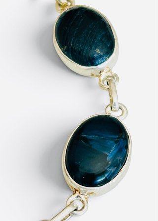 Bracciale Pietersite Blu in Argento 925