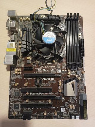 Scheda madre ASRock Z77 Extreme4 + Intel i7 3770