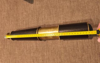 Catalejo Náutico Latón Extensible