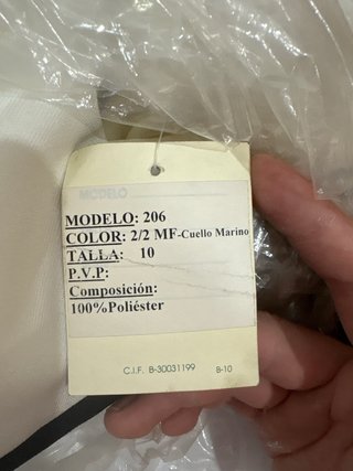 Traje Comunión Marinero Blanco y azul marino.
