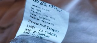 Camiseta sin mangas flores azules Talla XL