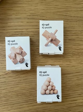 3 Puzzles IQ de Bolsillo