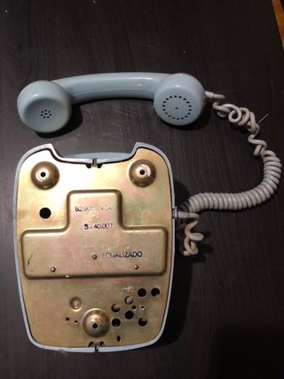 Teléfono antiguo de disco años 80