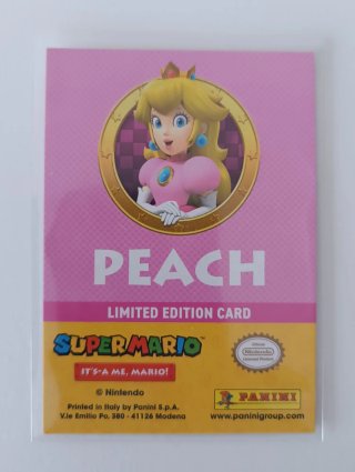 Caja Metálica Super Mario + Tarjeta Peach