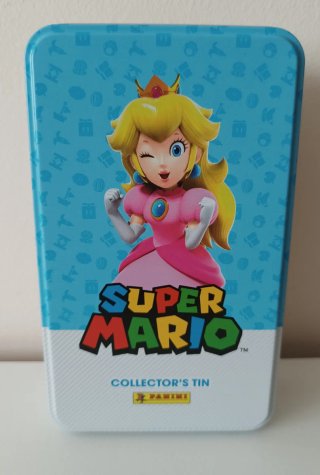 Caja Metálica Super Mario + Tarjeta Peach