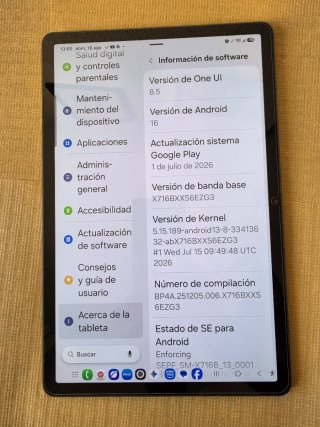 Samsung Galaxy Tab S9 5G Nero