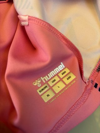Camiseta Everton Hummel Rosa Talla XL