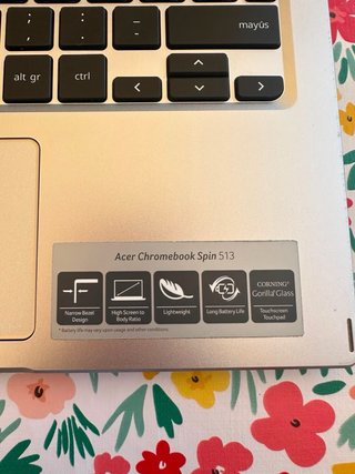 Acer Chromebook Spin 513 Portatile