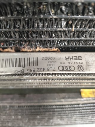 Radiadores con ventilador Audi Q7 4.2 TDI de 2008.