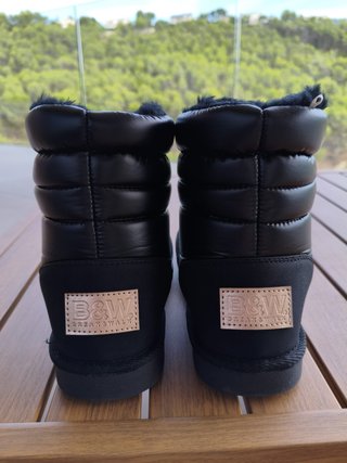 Botas B&W Negras Estilo UGG Nuevas