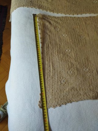 Tapetes de ganchillo beige