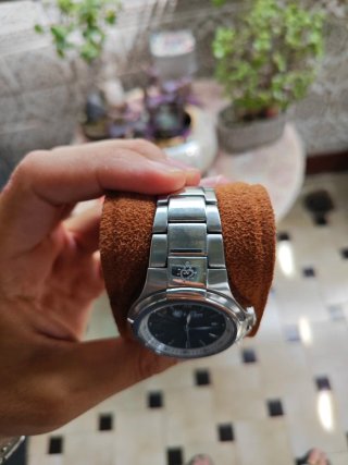 Reloj Euro 2004 Portugal Plata y Negro