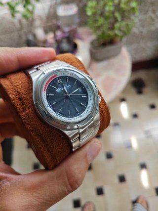 Reloj Euro 2004 Portugal Plata y Negro