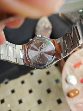 Reloj Euro 2004 Portugal Plata y Negro