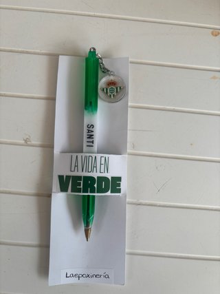 Bolígrafo Real Betis Balompié con llavero