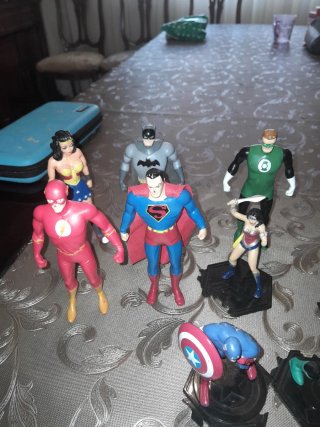 Lote Figuras Spiderman y Superhéroes