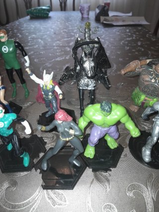 Lote Figuras Spiderman y Superhéroes