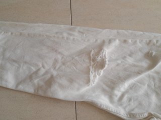 Pantalón vaquero Bershka hombre blanco