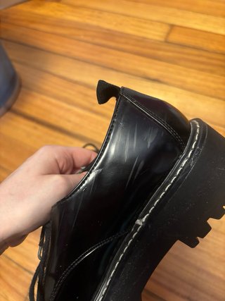 Zapatos Oxford Negros Charol