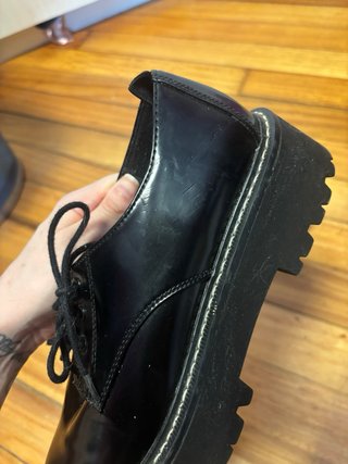 Zapatos Oxford Negros Charol