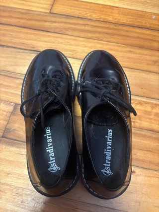 Zapatos Oxford Negros Charol