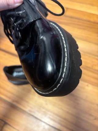 Zapatos Oxford Negros Charol