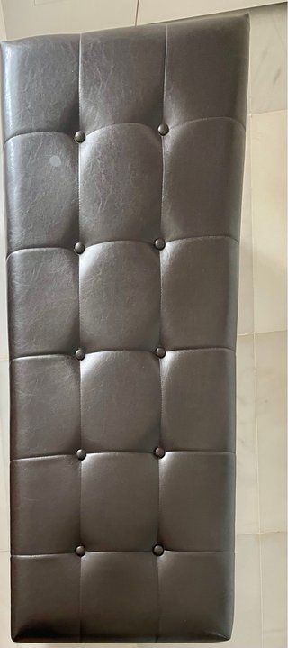 Baúl Banqueta Pie de Cama Negro