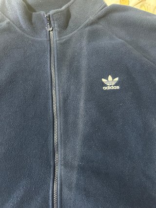 Adidas Fleece Zip Jacket Navy BlueRetro Streetwear
